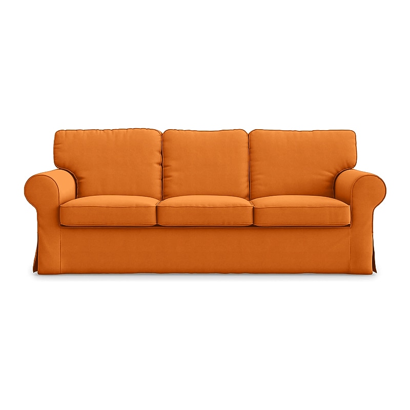 3 Seat Sofa Cover, 100 Cotton Couch Cover with 3 Cushion Cover and 3 Backrest Cover, Slipcover Washable Furniture Protector LITB PRIME cover Ektcover 19