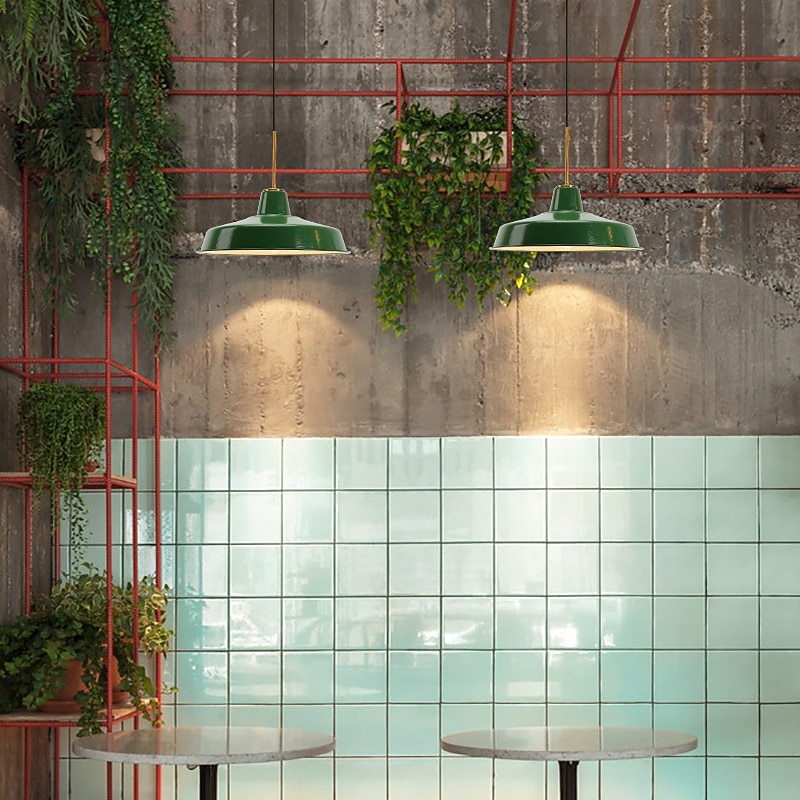 Creative Hat-Shaped Iron Art Pendant Lamp Lampshade,Hanging Light in Retro Industrial Style,E27 Screw Single-Headed Chandelier,Dining Room Office Meeting Room Decorative Lighting Fixtures3