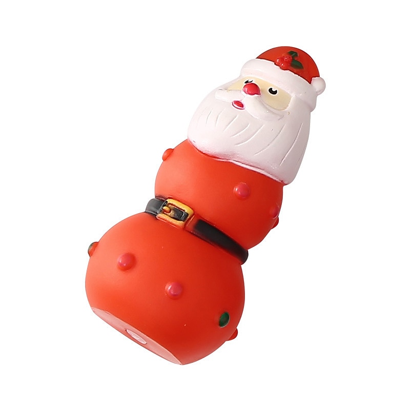 Pet Products  Christmas Pet Toy Enamel Soundmaking Dog Tooth Grinding Toy Bite Resistant Toy4
