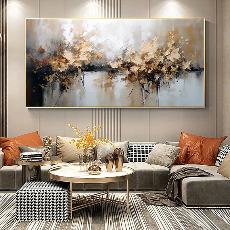 Mintura Handmade Abstract Oil Paintings On Canvas Wall Art Decoration Modern Picture For Home Decor Rolled Frameless Unstretched Painting2
