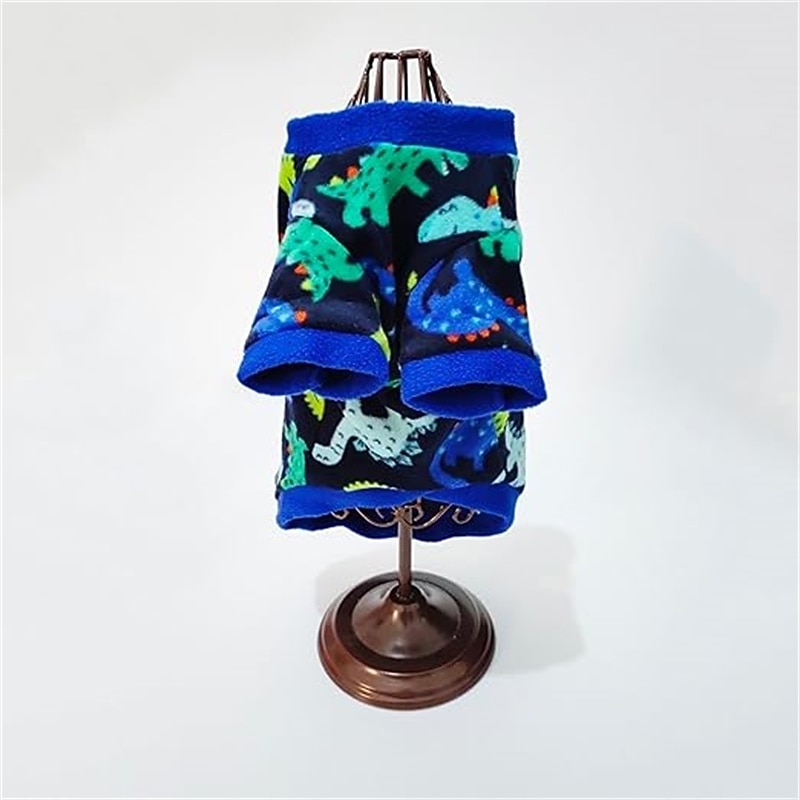 Dog Cat Sweatshirt Animals Cartoon Winter Warm Breathable Soft Washable Comfortable Outdoor Casual Daily Dog Clothing for Bichon Frise Pomeranian Baby Pet Papillon Small3