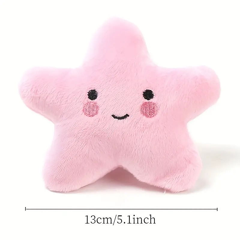 Durable and Interactive Star-Shaped Dog Chew Toy with Squeaker - Perfect for Aggressive Chewers4