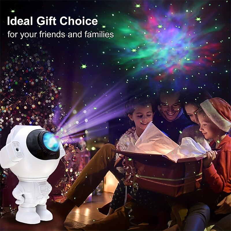 Star Projector Night Light Astronaut Space Projector Starry Nebula Ceiling LED Lamp With Timer And Remote Gifts For Birthdays Valentine's Day3