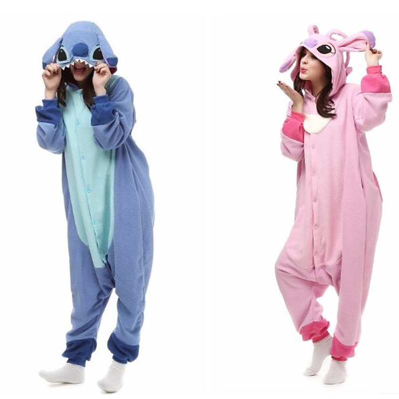 Kid's Adults' Animal Onesie Costume Carnival Costume Cartoon Blue Monster Onesie Pajamas Kigurumi Pajamas Charm Funny Costume For Men's Women's Boys Carnival Cartoon2