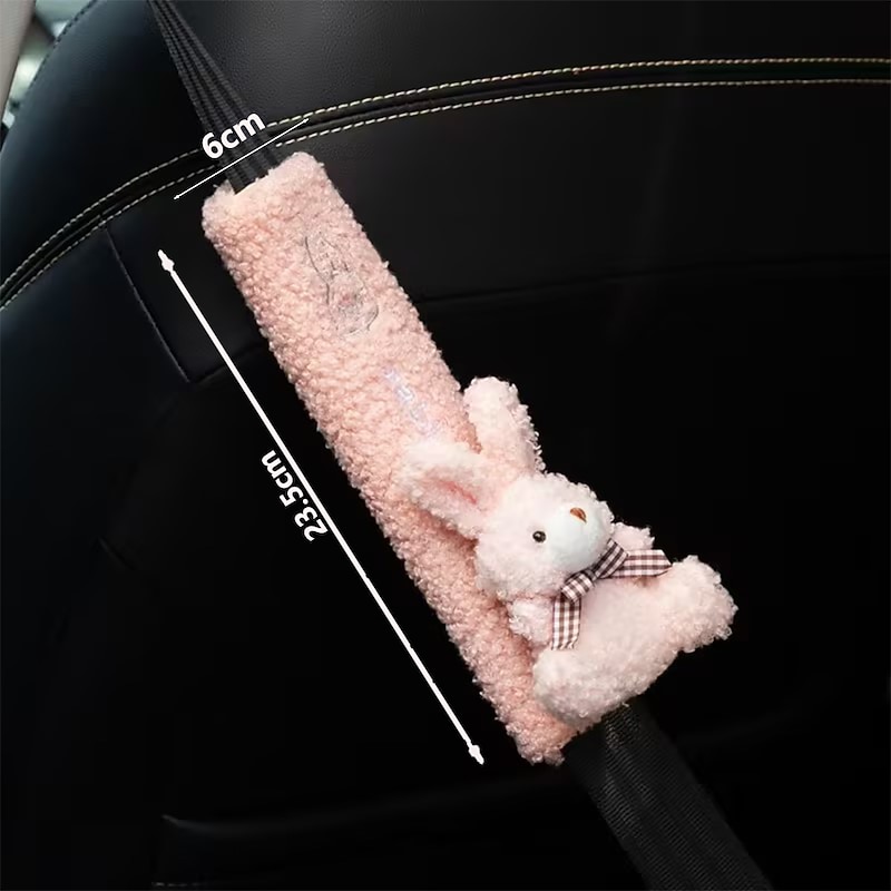 Car Seat Belt Shoulder Cover Cute Personalized Cartoon Extended Shoulder Cover Men's And Women's Car Interior Decoration Supplies2