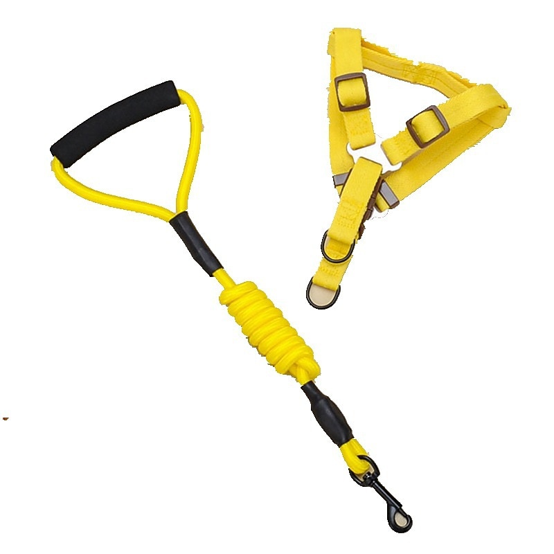 Pet Supplies Nylon Traction Rope Pet Round Rope Chest Strap Set Handle Dog Chain Dog Rope Dog Chest Back4