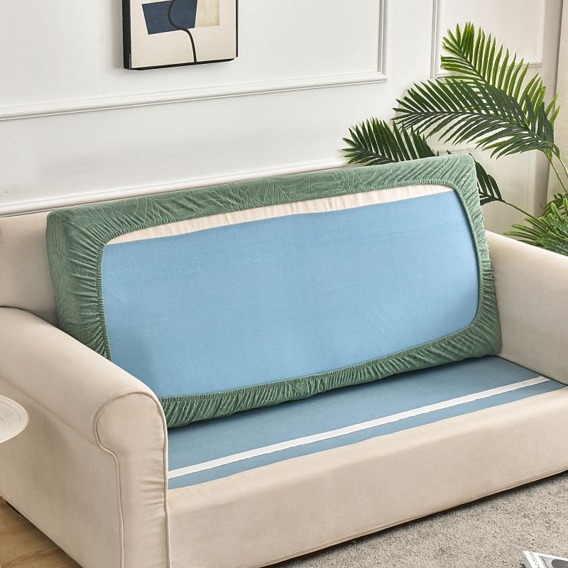 Stretch Water Resistant Sofa Seat Cushion Cover Slipcover, Burgundy Magic Sofa Cover Couch Armchair Loveseat 4 or 3 Seater Grey Black Red Soft Durable Washable3