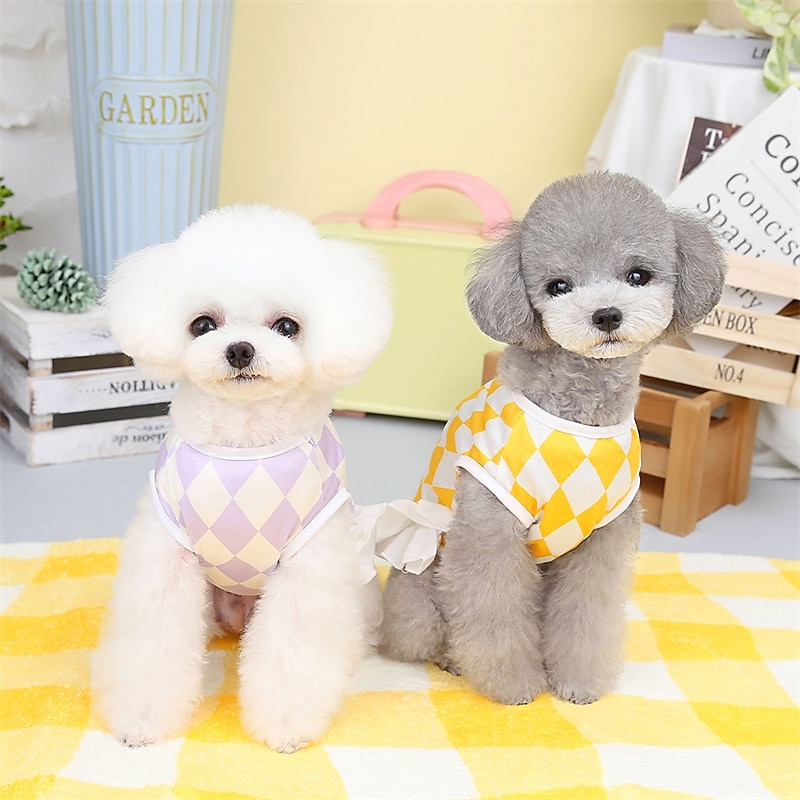 Dog Cat Dress Cute Sweet Soft Comfortable Dailywear Casual Daily Dog Clothing for Husky Labrador Alaskan Malamute Golden Retriever Dalmatian2