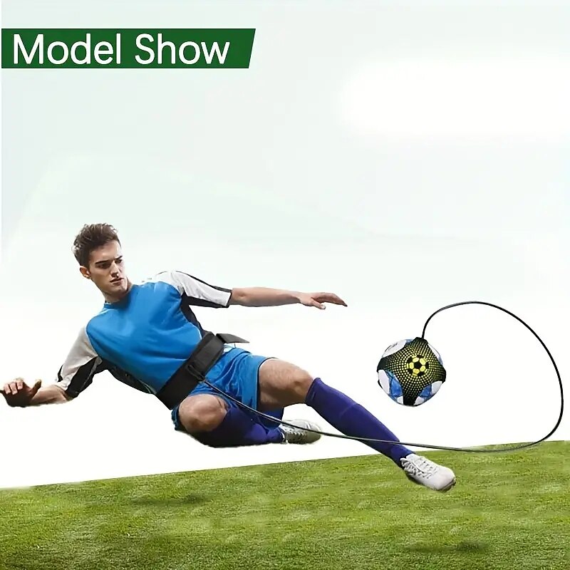 Football Training Equipment With Children's Football Trainer Volleyball Controller Elastic Gyratory Bouncing Bag Auxiliary Sports Equipment super bowl3