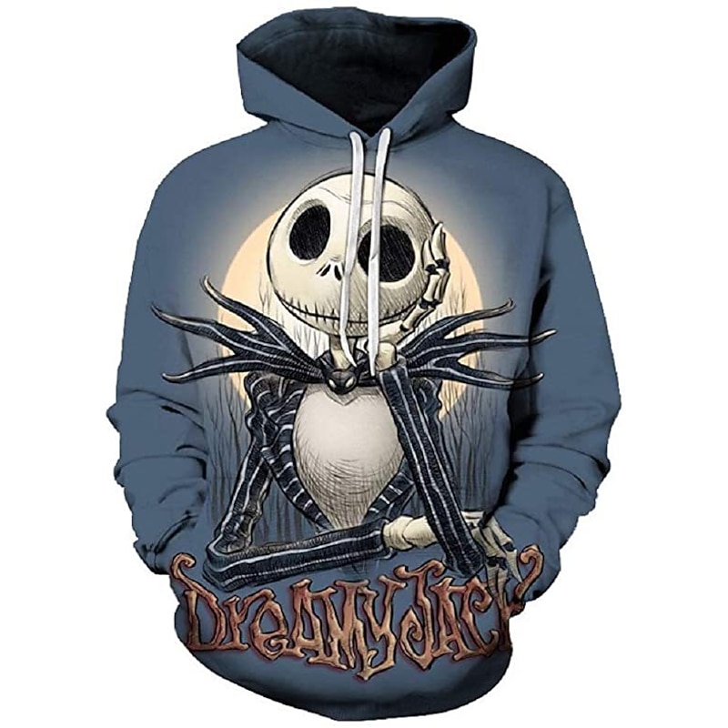 Sally Hoodie Cartoon Manga Anime 3D Front Pocket Graphic For Couple's Men's Women's Adults' Halloween Carnival Masquerade 3D Print Party Casual Daily3