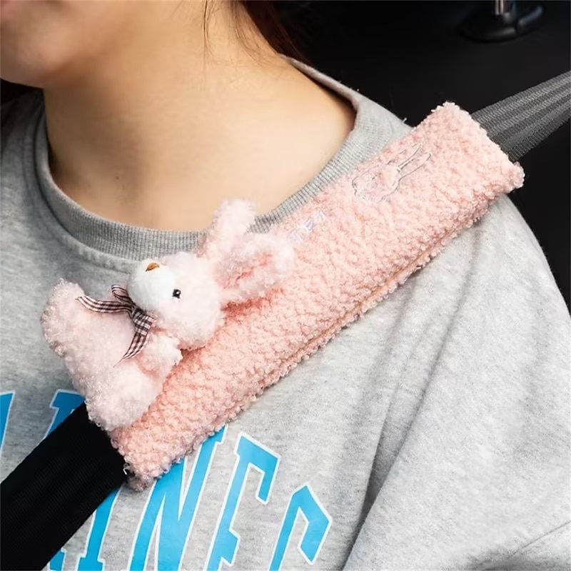 Car Seat Belt Shoulder Cover Cute Personalized Cartoon Extended Shoulder Cover Men's And Women's Car Interior Decoration Supplies