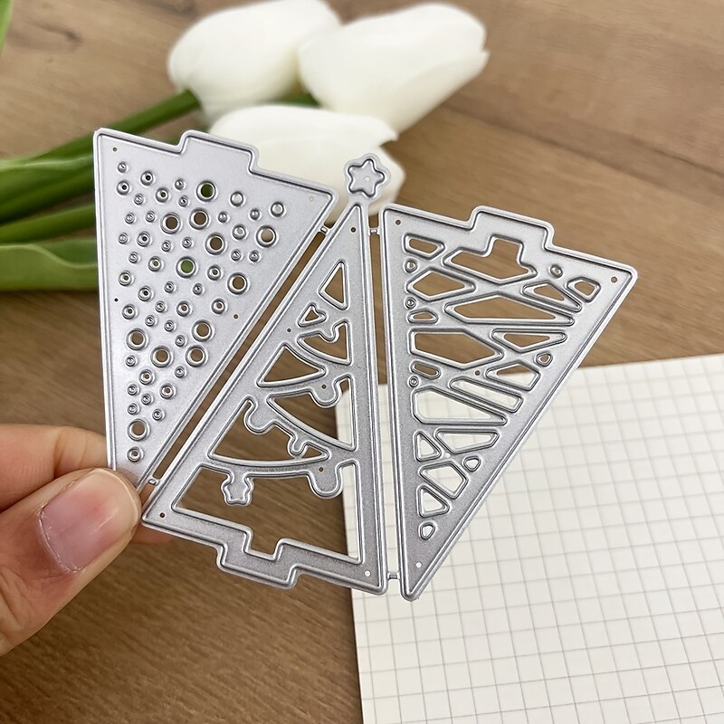 Christmas Tree Decorations Metal Cutting Dies Stencils For DIY Scrapbooking Decorative Embossing DIY Paper CardsDIY Materials4