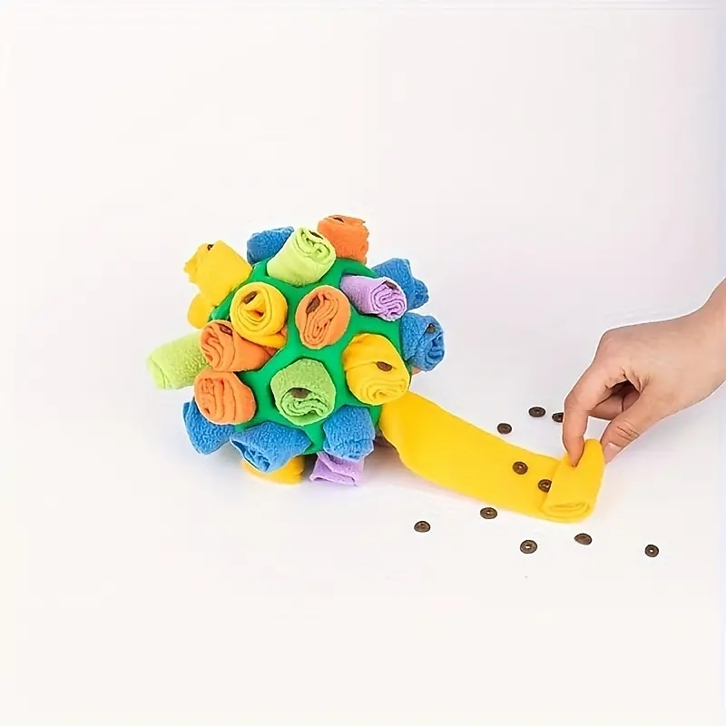 Interactive Dog Toy - Sniffing Ball for Hiding Treats - Rubber Puzzle Ball for Mental Stimulation3