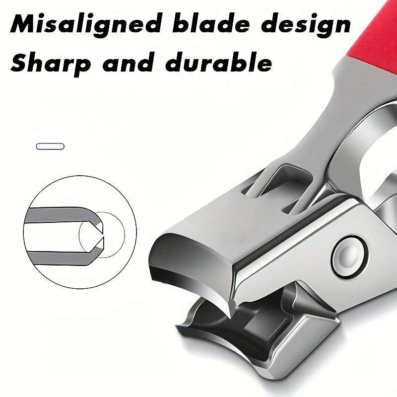 Heavy Duty Nail Clippers for Ingrown Toenails and Thick Nails - Professional Toe Nail Clippers for Men, Elderly, and Women - Large Nail Scissors for Easy and Painless Trimming3