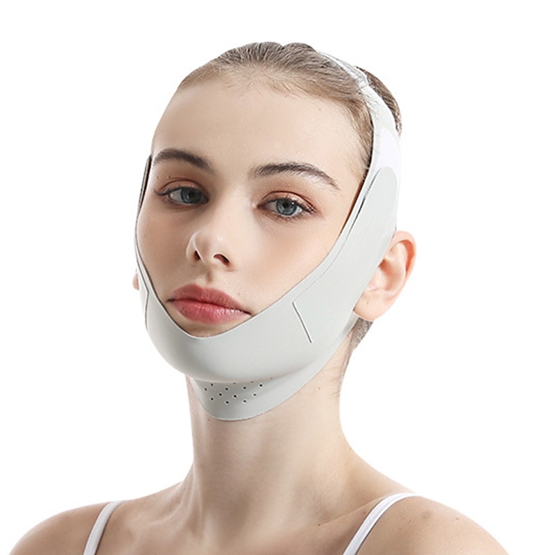 Reusable V Line Lifting Mask, Double Chin Reducer Chin Strap, Lift And Tighten The Face To Prevent Sagging, Ultra-thin Comfortable Reusable Summer Face Belt2