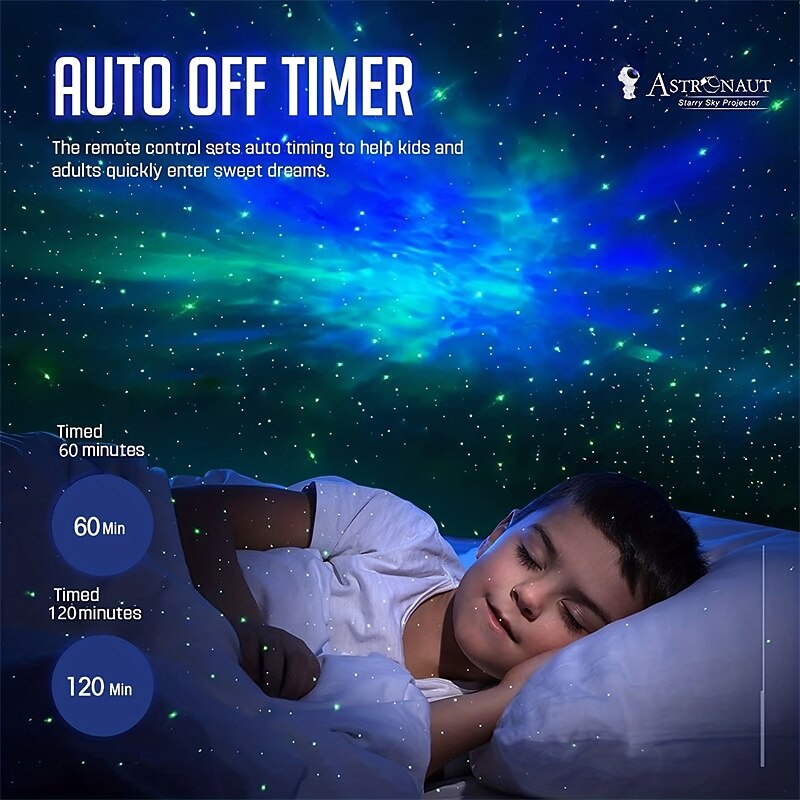 Star Projector Night Light Astronaut Space Projector Starry Nebula Ceiling LED Lamp With Timer And Remote Gifts For Birthdays Valentine's Day4