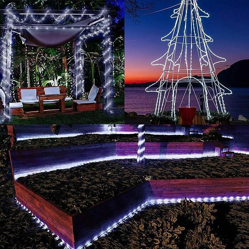 1 Pc Christmas USB Tube Light Indoor and Outdoor Courtyard Wedding Festive Decoration String Light 7M-50Led/12M-100Led/20M-200Led/30M-300Led2