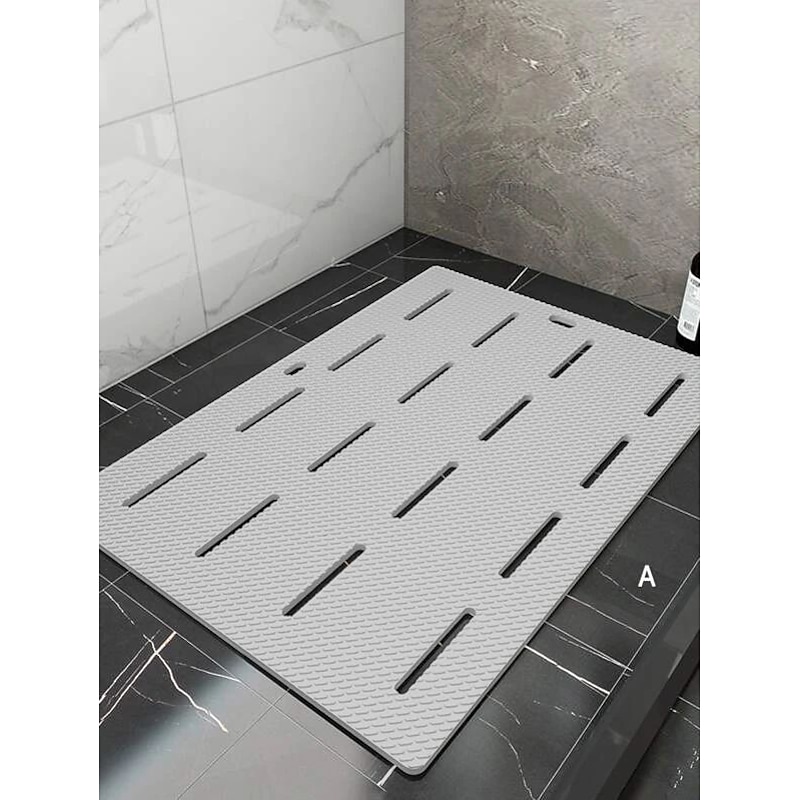 Bath Mat Non-slipp Bathroom Mat Safety Shower Bath Mat Plastic Massage Pad Bathroom Carpet Floor Drainage Suction Cup Bath Mat4