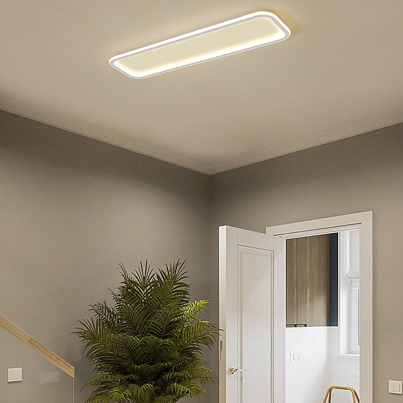 Ceilling Light Kitchen 40/60/80/100cm Modern Light Fixtures Ceiling Hanging for Kitchen Dining Room Table Bedroom 110-240V3