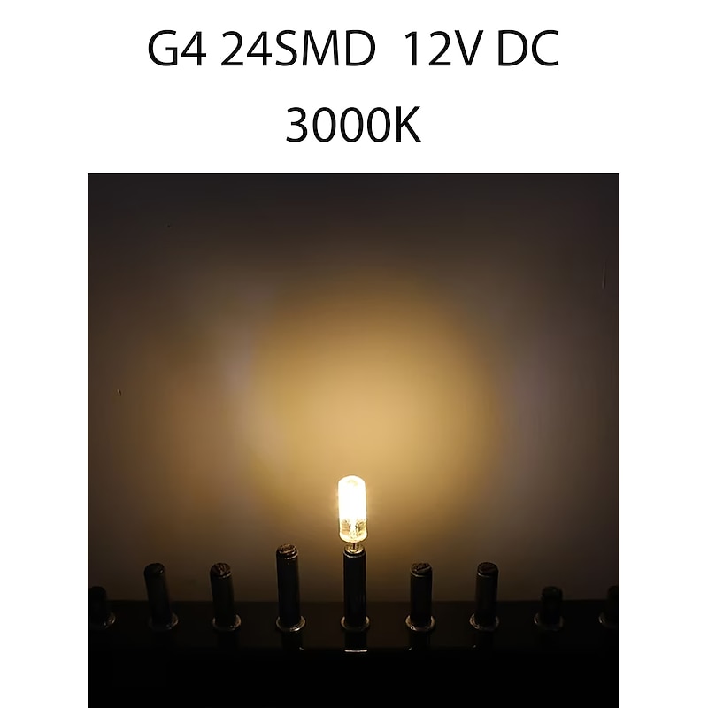 G4 LED Bulbs JC Bi-Pin Base Lights 1.5W DC 12V 10W T3 Halogen Bulb Replacement Landscape Bulbs2