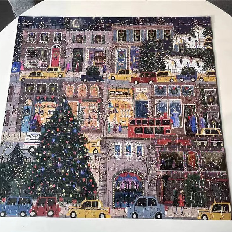 Winter Lamp Puzzle 500 Pieces Galison Festival Night Puzzle Toys High Quality3