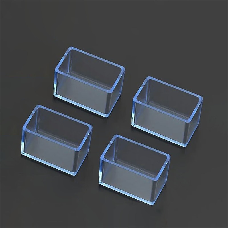 8PCS Table Chair Leg Mat Transparent Silicone Non-slip Table Chair Leg Caps Foot Protection Cover Pads Wood Floor Protectors4