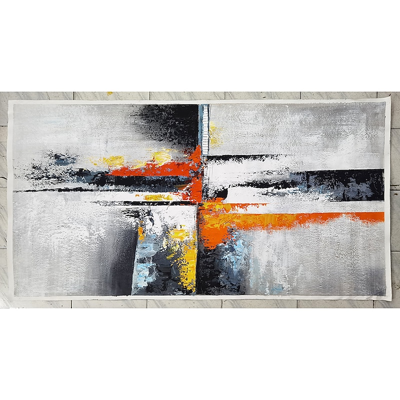 Mintura Handmade Abstract Oil Paintings On Canvas Wall Art Decoration Modern Pictures For Home Decor Rolled Frameless Unstretched Painting4