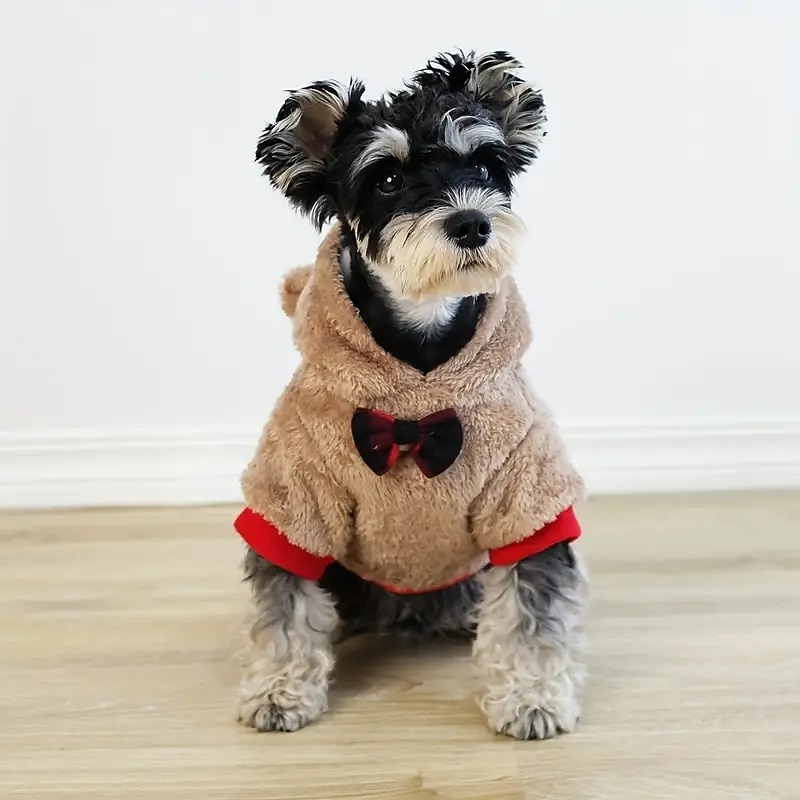 Dog Cat Jumpsuit Christmas Costume Christmas Outfit Party Casual Winter Warm Breathable Soft Washable Comfortable Christmas Outdoor Casual Daily Dog Clothing for Bichon Frise Pomeranian Baby Pet4