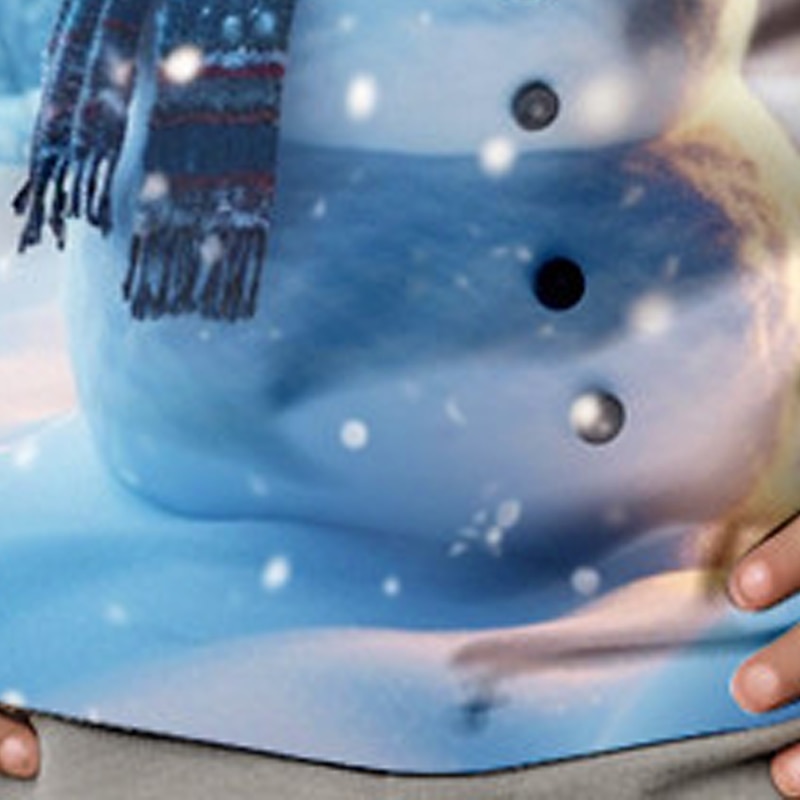 Boys 3D Snowman Christmas T shirt Tee Shirts Long Sleeve 3D Print Fall Winter Sports Fashion Streetwear Kids 3-12 Years Crew Neck Outdoor Casual Daily Regular Fit4