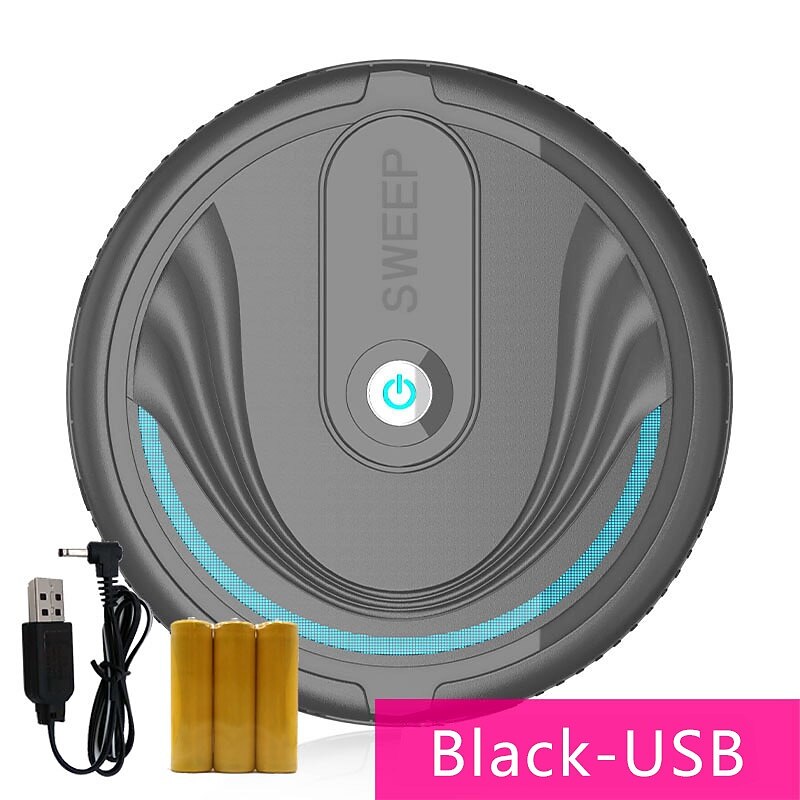 Automatic Smart Household Mopping Sweeping Machine Robot Cleaner Vacuum Floor Dust Hair USB/Battery 13