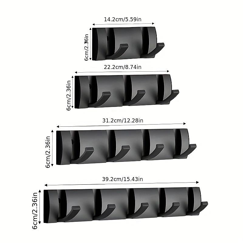 Folding Wall Hanger Hook, Multi-Purpose Hooks Bathroom Coat Towel Holder, Door Back Key Cloth Hook, Wall Mounted Bathroom Organizer Holder, Heavy Duty Coat Wall Hooks4