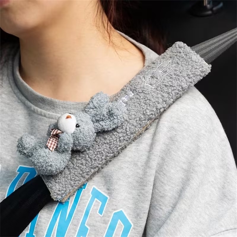 Car Seat Belt Shoulder Cover Cute Personalized Cartoon Extended Shoulder Cover Men's And Women's Car Interior Decoration Supplies4