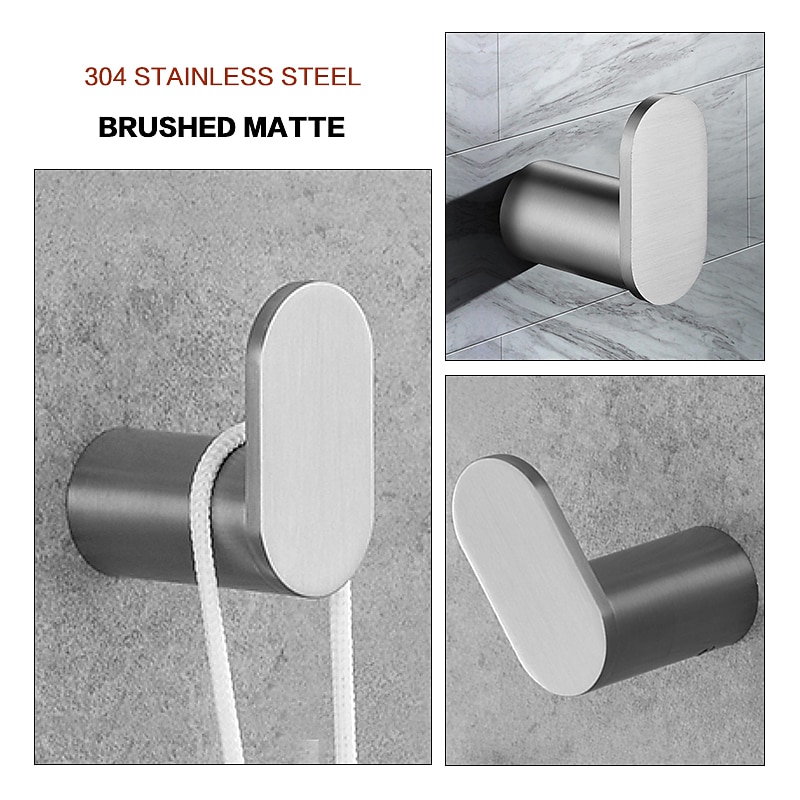 Robe Hook Cool / New Design Modern Stainless Steel 1PC - Bathroom / Hotel bath Single Wall Mounted4
