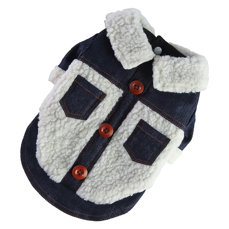 Dog Cat Coat Jacket Sports Casual Winter Warm Breathable Soft Washable Comfortable Outdoor Casual Daily Dog Clothing for Bichon Frise Pomeranian Baby Pet Papillon Small2