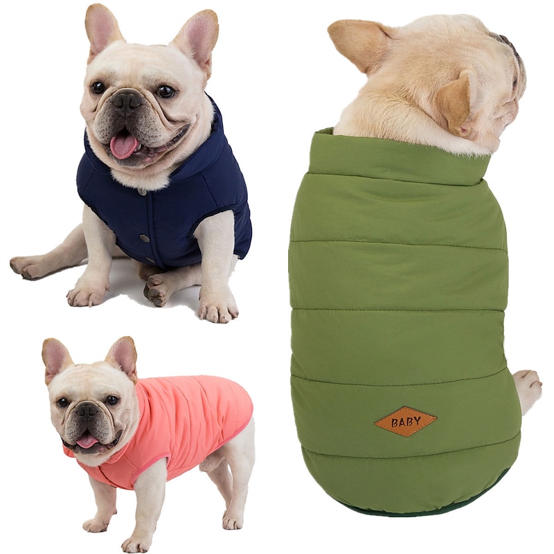 Dog Cat Coat Jacket Vest Fashion Party Winter Breathable Soft Washable Comfortable Christmas Halloween Outdoor Casual Daily Dog Clothing for Bichon Frise Pomeranian Baby Pet Papillon Small