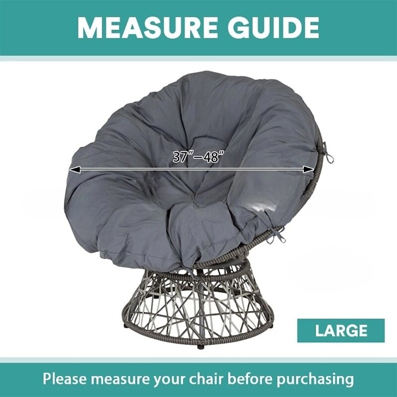 Velvet Round Saucer Chair Cover, Moon Chair Slipcovers 1 Piece Stretch Removable Moon Chair Cover with Elastic Bottom for Living Room3