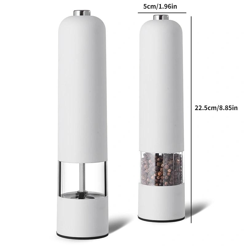 Pepper Grinder, Household Sea Salt Ginder, Electric Spice Grinder, Automatic Sea Salt Crusher, Reusable Glass Seasoning Bottle, Kitchen Gadgets, Kitchen Supplies4