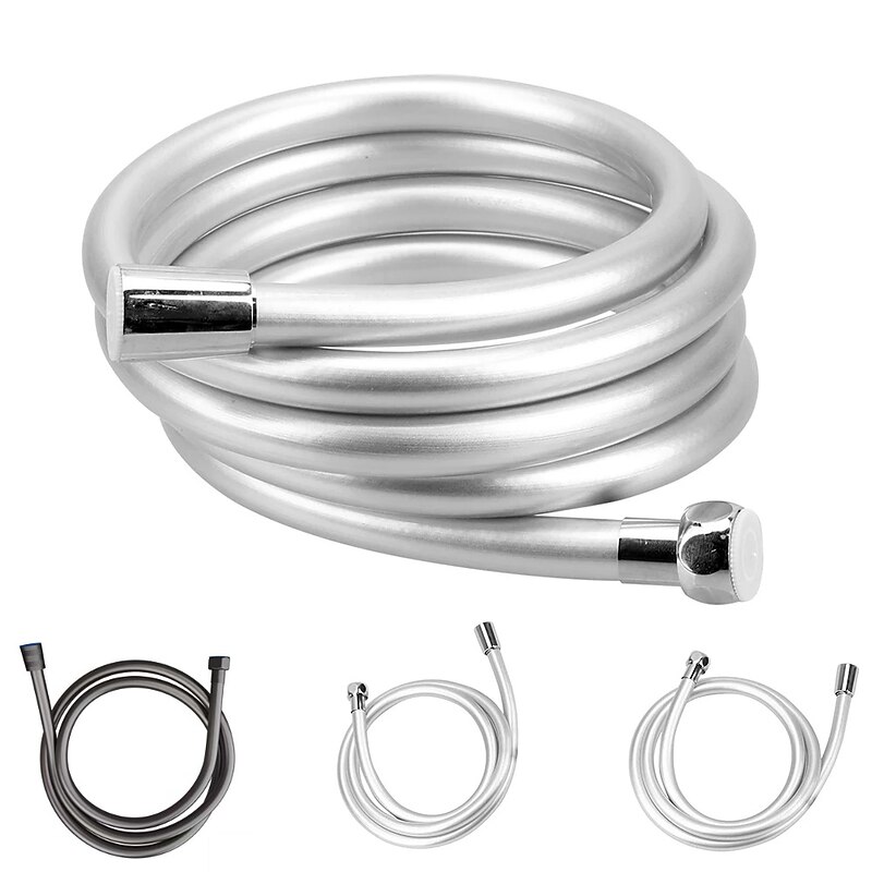 Handheld Shower Head Hose, Universal Flexible Anti Winding Explosion-proof Water Tube Bathroom Faucet Hose Extension Pipe