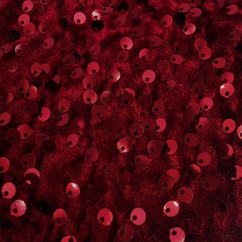 Women's  Velvet Dress Sequin Mini Dress Cold Shoulder Party Date  V Neck Long Sleeve Wine Gold Green Color3