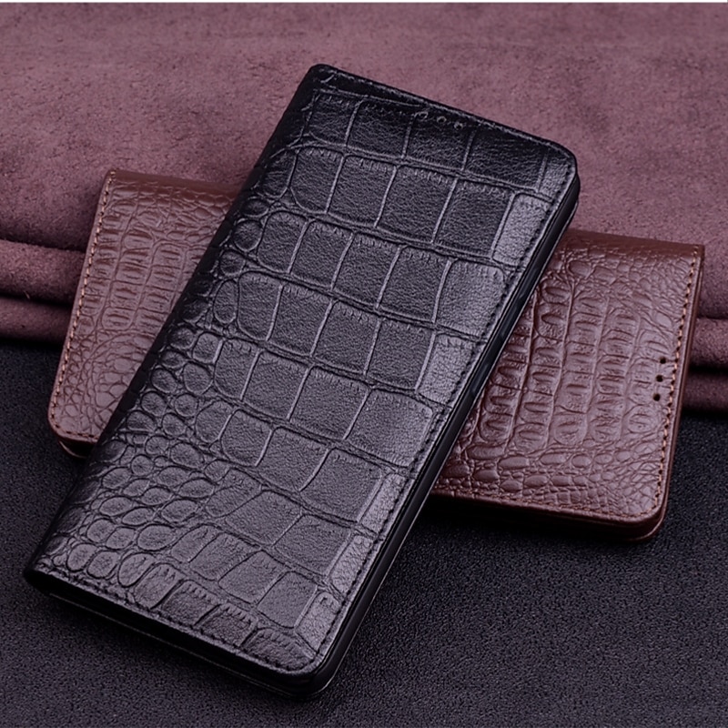 Phone Case For Samsung Galaxy Z Fold 5 Magnetic Adsorption Magnetic Full Body Protective Shockproof Genuine Leather