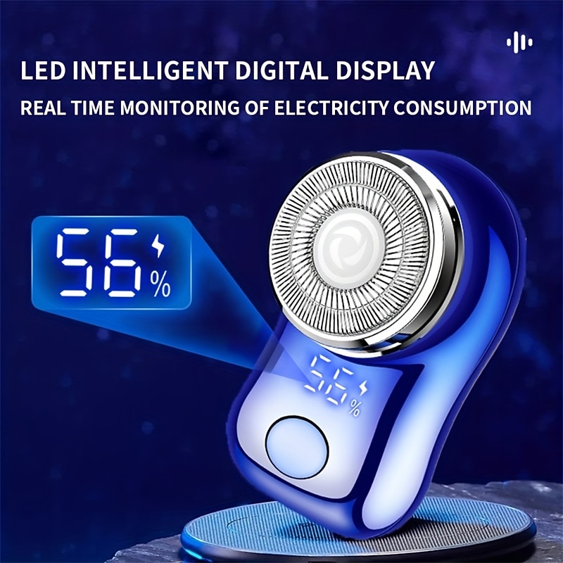 Electric Razor For MenMini-Shave Portable Electric Shaver Pocket Size Portable Shaver Wet And Dry Men's Razor USB Rechargeable Shaver4