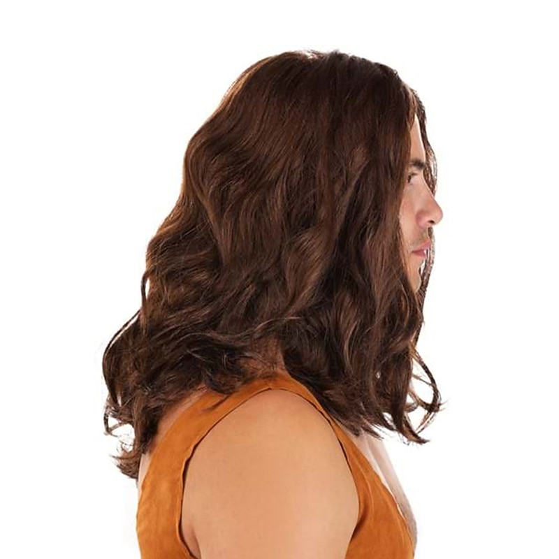 Tarzan Brown Wig for Adults Halloween Wigs2