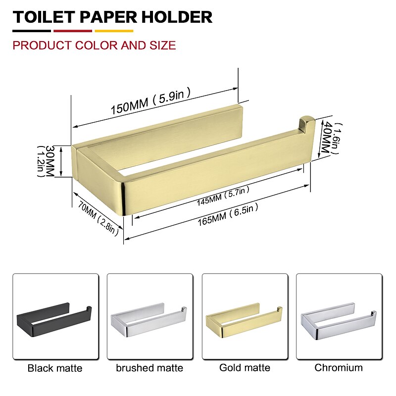 Toilet Paper Holder New Design / Adorable / Creative Contemporary / Modern / Traditional Stainless Steel / Low-carbon Steel / Metal 1PC - Bathroom Wall Mounted2
