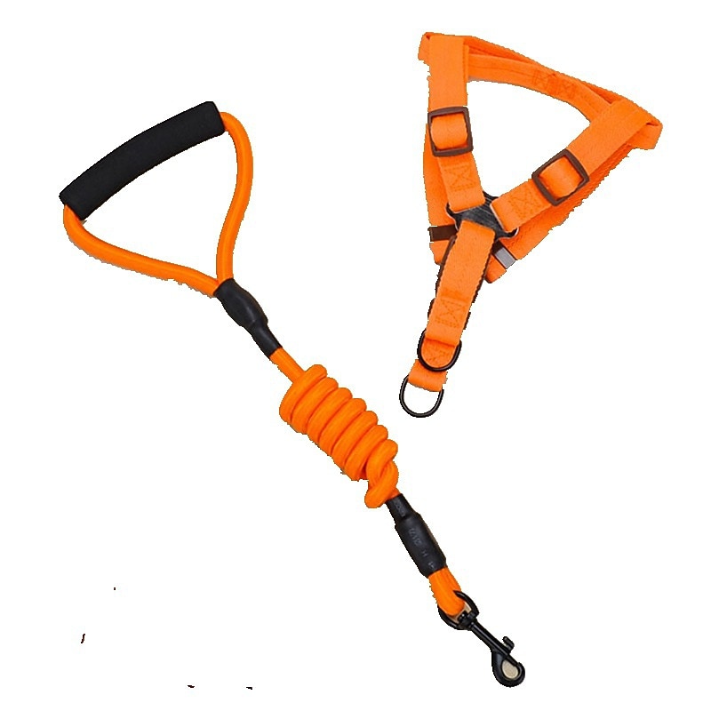 Pet Supplies Nylon Traction Rope Pet Round Rope Chest Strap Set Handle Dog Chain Dog Rope Dog Chest Back
