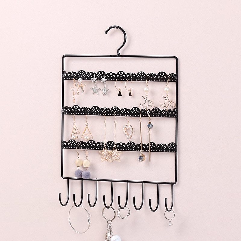 Wall Earring Jewelry Organizer Earring Organizer Hanging Holder Necklace Display Stand Rack Holder Rack Jewelry Hanger2