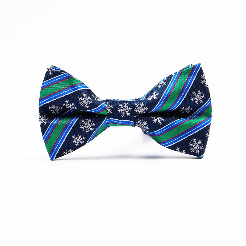 Santa Claus Christmas Bow Tie Men's Women's Stylish Christmas Cravat4