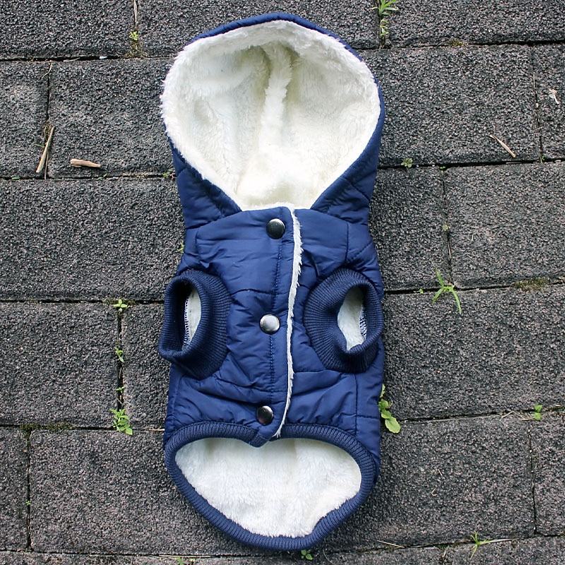 Dog Cat Coat Jacket Vest Fashion Party Winter Warm Breathable Soft Washable Comfortable Christmas Halloween Outdoor Casual Daily Dog Clothing for Bichon Frise Pomeranian Baby Pet Papillon Small2