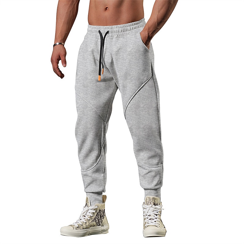 Men's Trousers Track Pants Jogging Pants Training Outdoor Athleisure Sports Fitness Breathable Quick Dry Sweat wicking Comfortable Drawstring Elastic Waist Plain Full Length Sports & Outdoors4