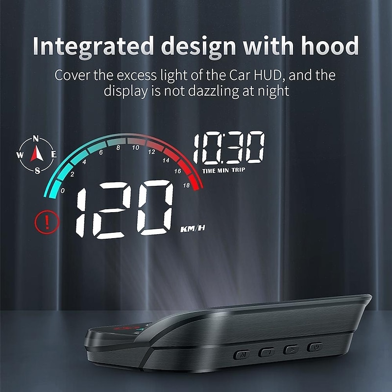 Majesun Accurate M22 Real-time Driving Information with Car Electronics Digital Speedometer Universal GPS Overspeed Alert Suitable for All Vehicles3