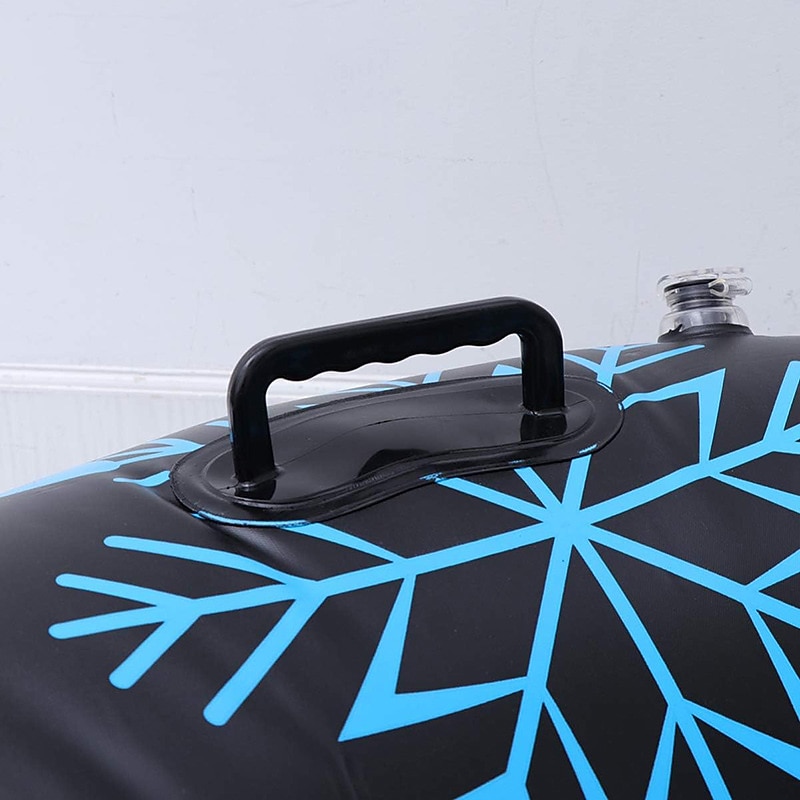 Snow Tube Inflatable Ski Circle Ski Tire Ice Car Two Person Children's Ski Board Ski Ski Set Grass Skating 47 inches3